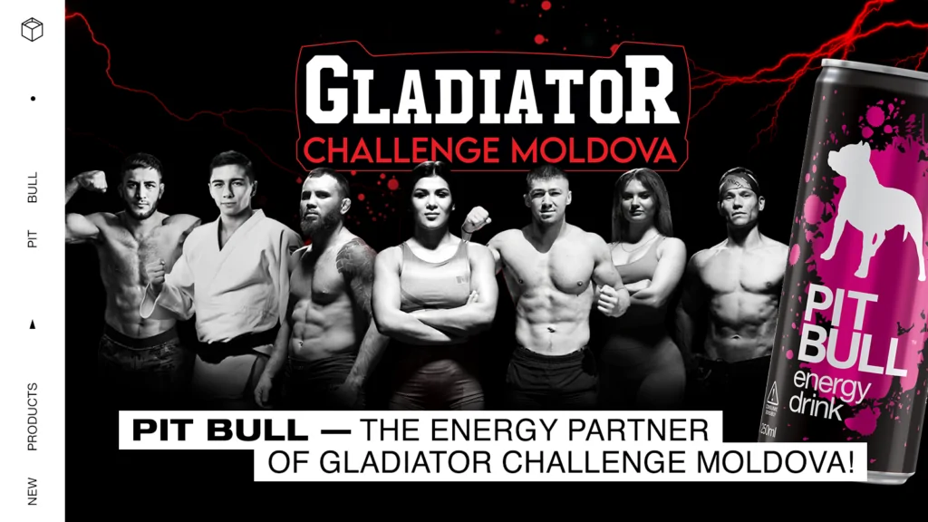 PIT BULL – енергетичний партнер «Битви гладіаторів», наймасштабнішого шоу Молдови
