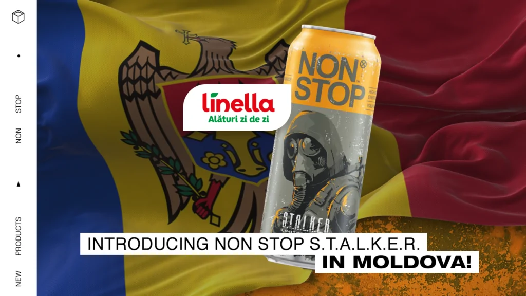 Молдова в захваті: енергетичний напій NON STOP S.T.A.L.K.E.R. підкорює новий ринок