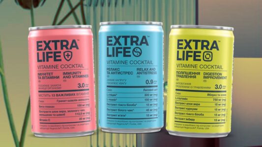 Група компаній «Нові Продукти» виходить на український ринок з унікальними вітамінними коктейлями EXTRA LIFE