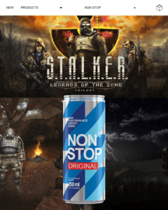 NON STOP in S.T.A.L.K.E.R.: Legends of the Zone: energy drink appeared in the updated version of the iconic trilogy for the consoles