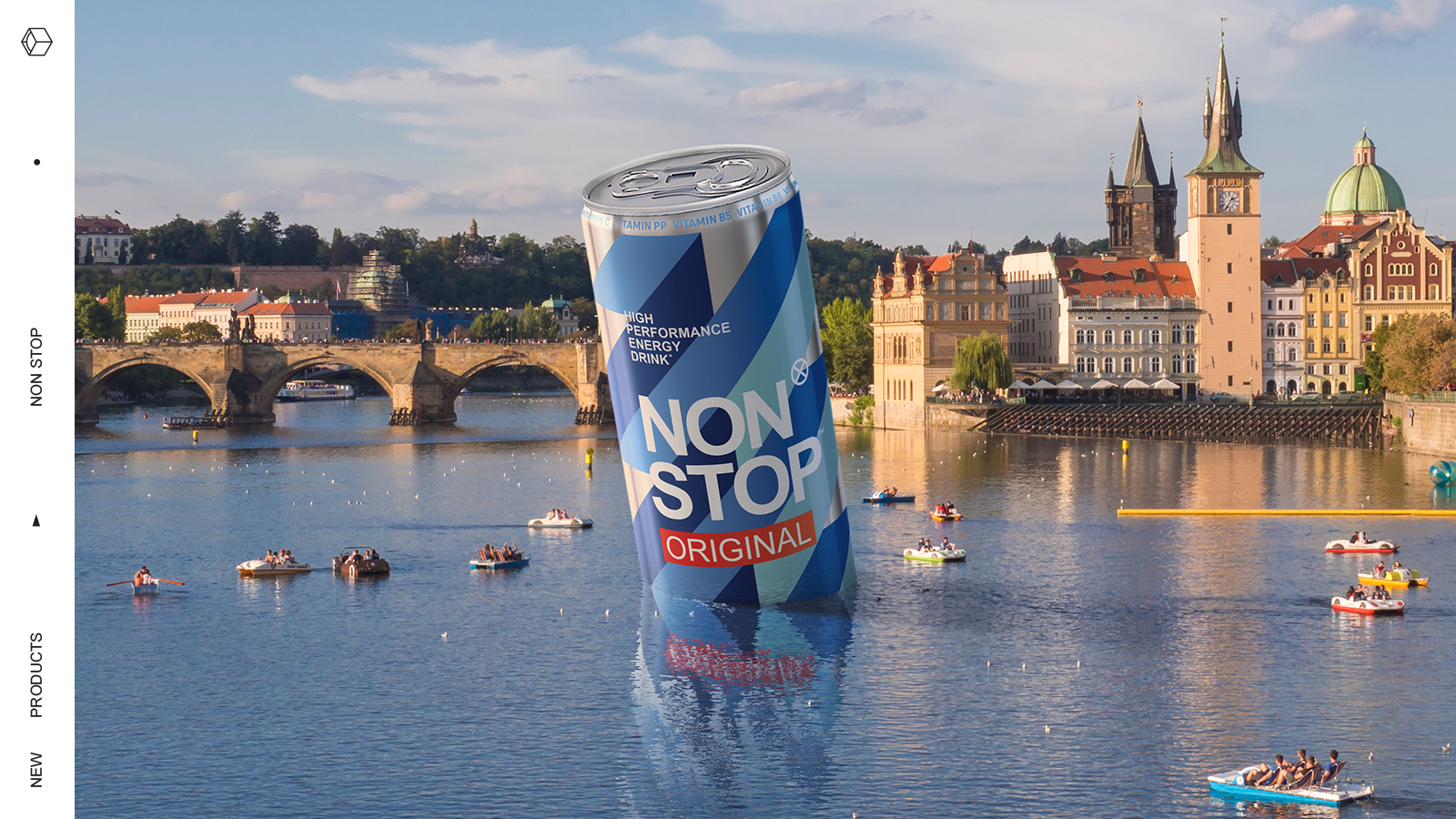 NON STOP Available Now at Pedalos Rental Station in the Heart of Prague
