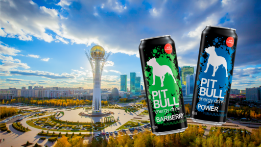 PIT BULL Energy Drinks Now Produced in Kazakhstan