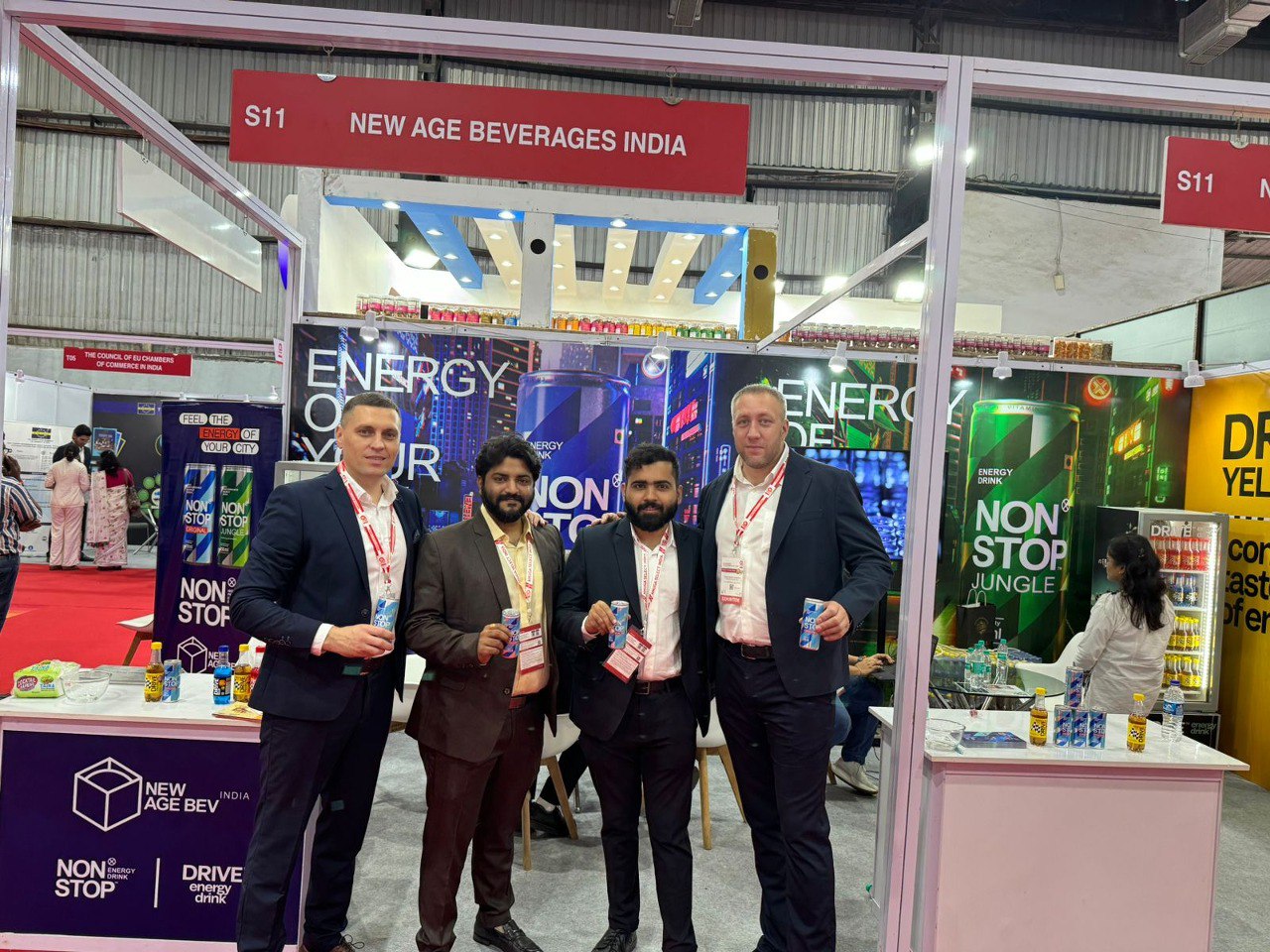 Introducing DRIVE Yellow: New Products Group Debuts New Energy Drink at ANUGA Select India