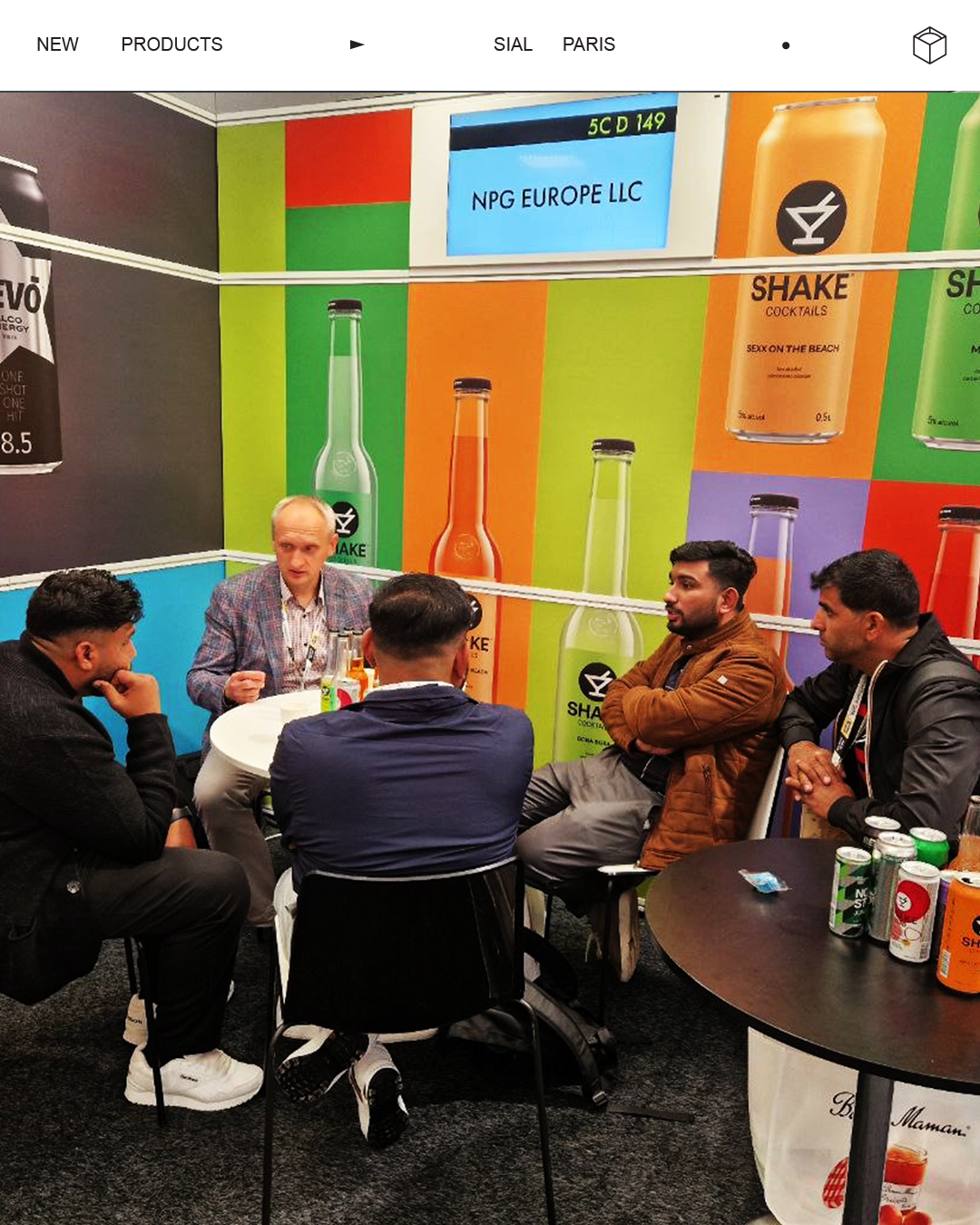 New Products Group presented drinks at the SIAL Paris 2024